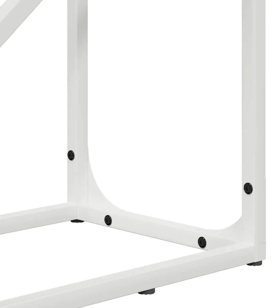 Suporte para lenha 40x25x100 cm aço laminado a frio branco
