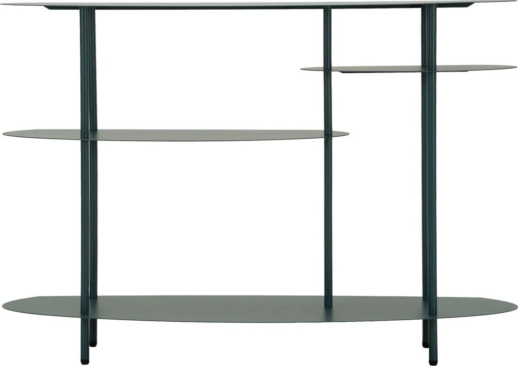 MESA CONSOLA SATURN PLUS 118X34X82 CM Azul petróleo