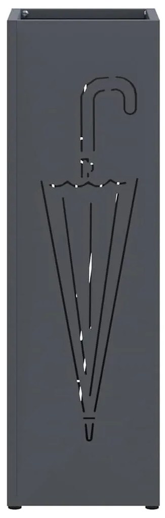 Suporte para Guarda-Chuva Antracite Metal Padrão