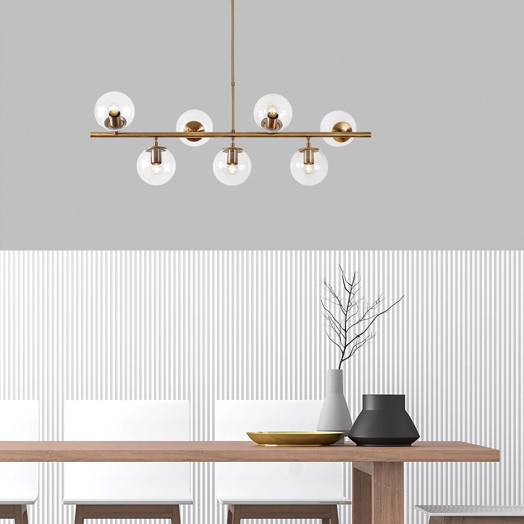 Candeeiro de Teto Fazli – Vintage – 113 x 40 x 46-85 cm