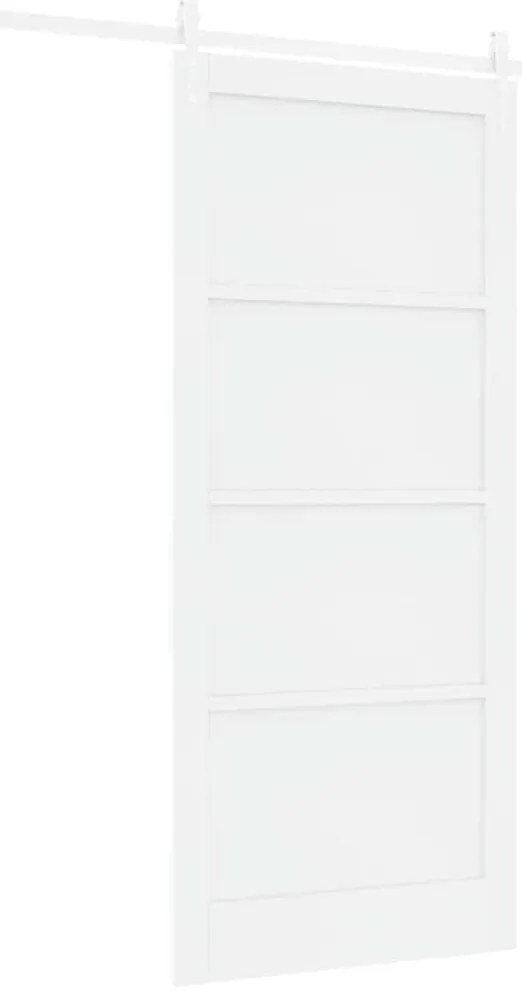 Porta Deslizante vidaXL com Conjunto de Hardware Branca 93x211 cm Made