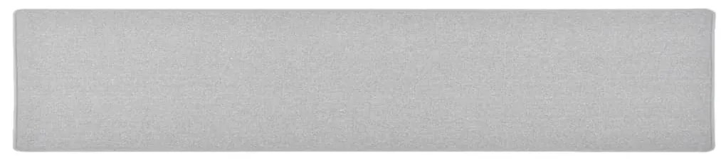 Tapete/passadeira 50x250 cm cinzento-claro