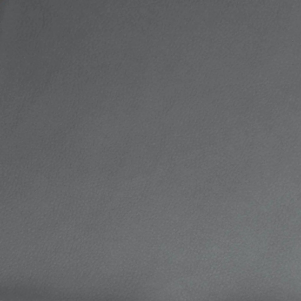 Poltrona reclinável couro artificial cinzento