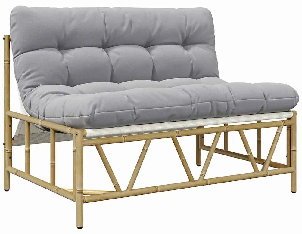 Banco de Jardim com Almofada Cinzeto 110 x 80 x 71 cm Aço