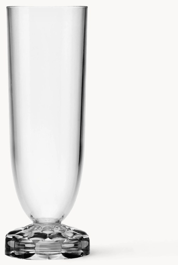 Copos de champanhe com padrão estruturado Jellies, conjunto de 4