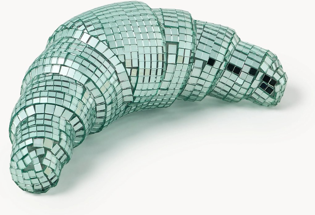 Objeto decorativo brilhante Disco Croissant
