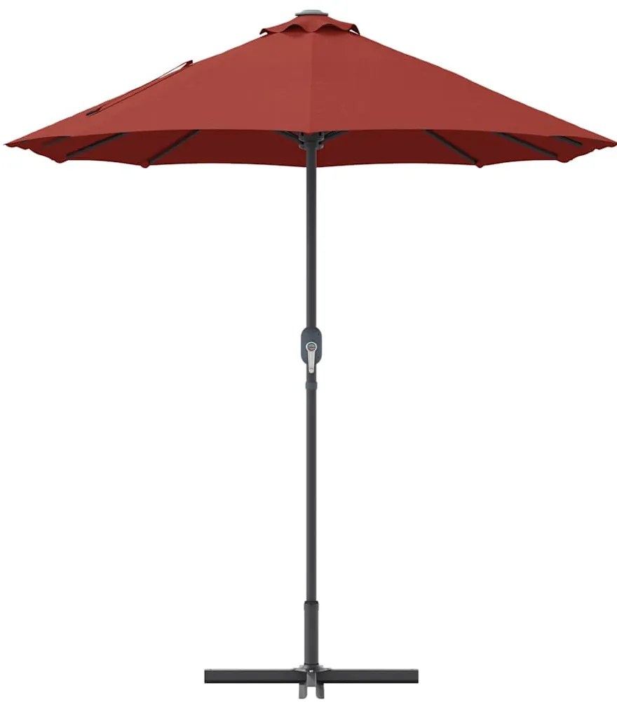 Guarda-sol de Jardim Terracota 380 x 196 x 235 cm