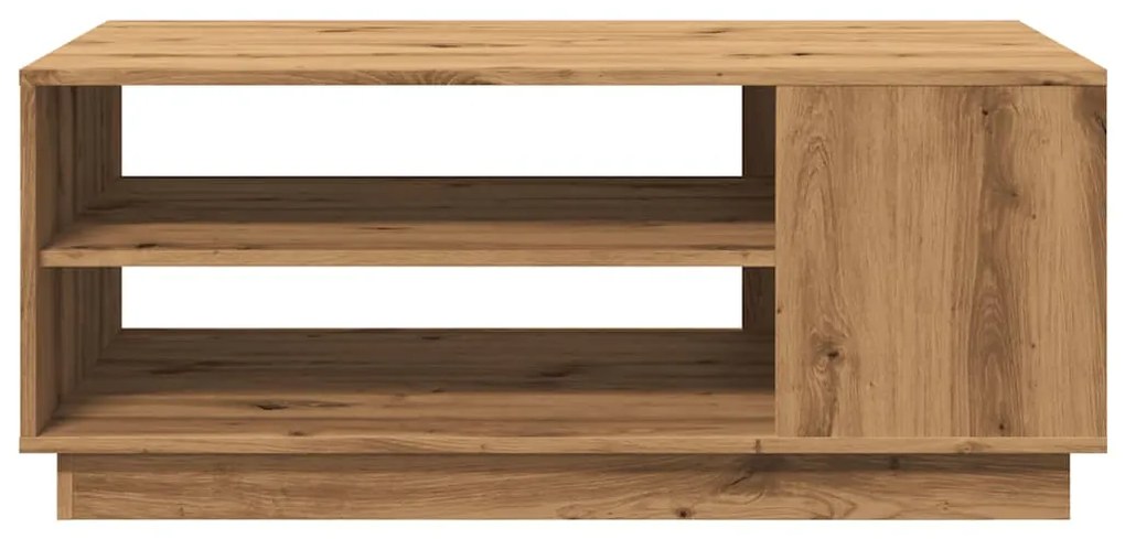 Mesa centro 102x55x43cm derivados de madeira carvalho artisiano