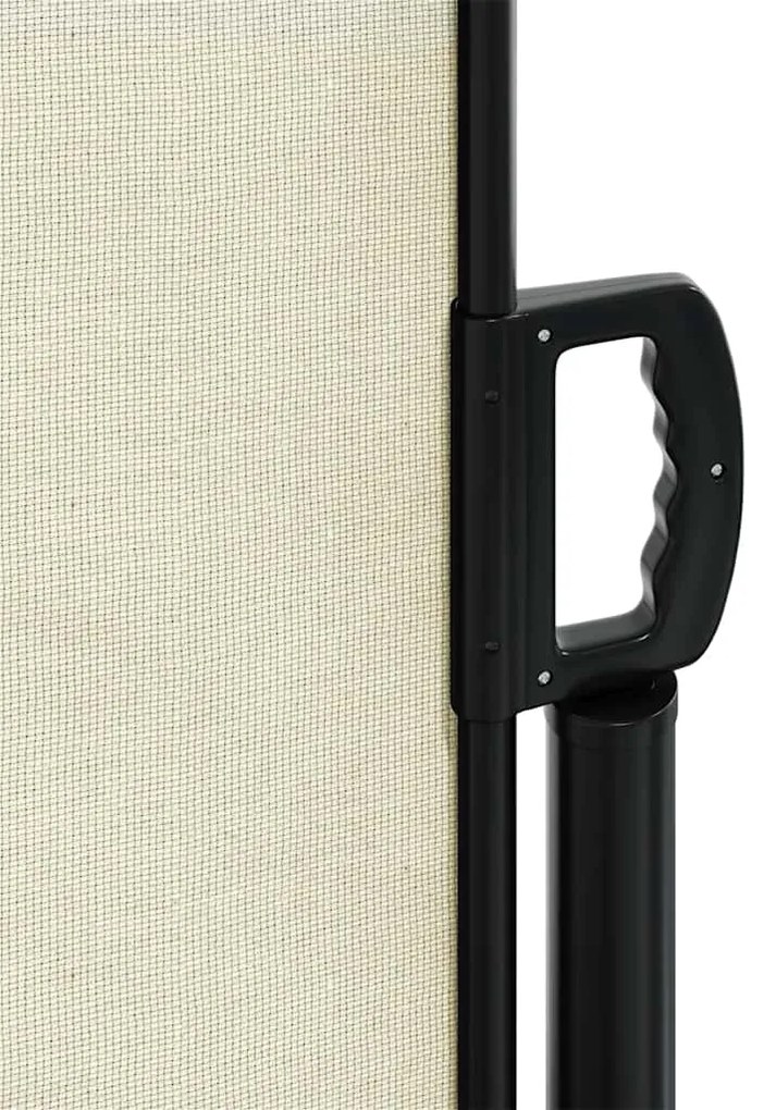 Toldo lateral retrátil 160x600 cm cor creme