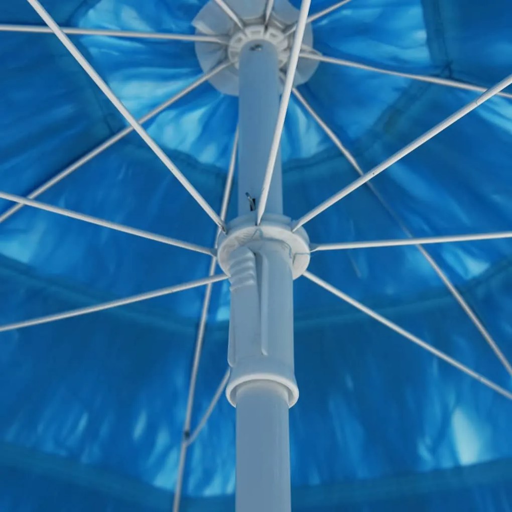 Guarda-sol de praia Hawaii 300 cm azul