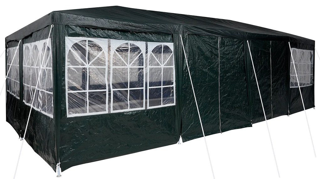 Tenda de Festa com 12 Paredes Verde 8x4 m PE