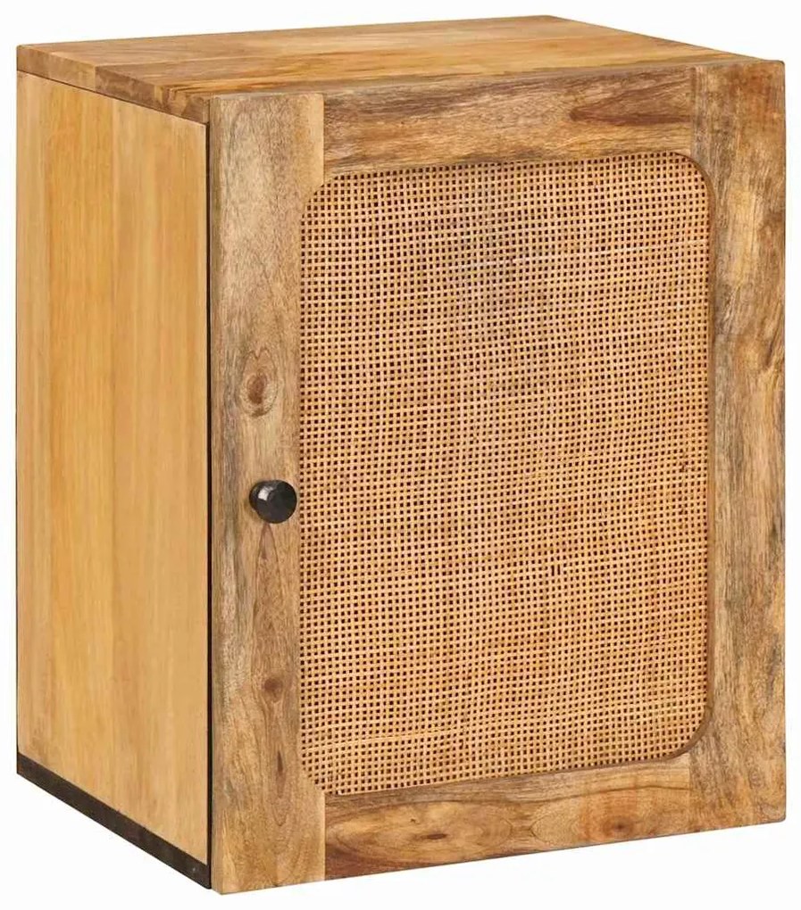 vidaXL Armário de Banheiro Suspenso com porta Castanho 38 x 33 x 48 cm