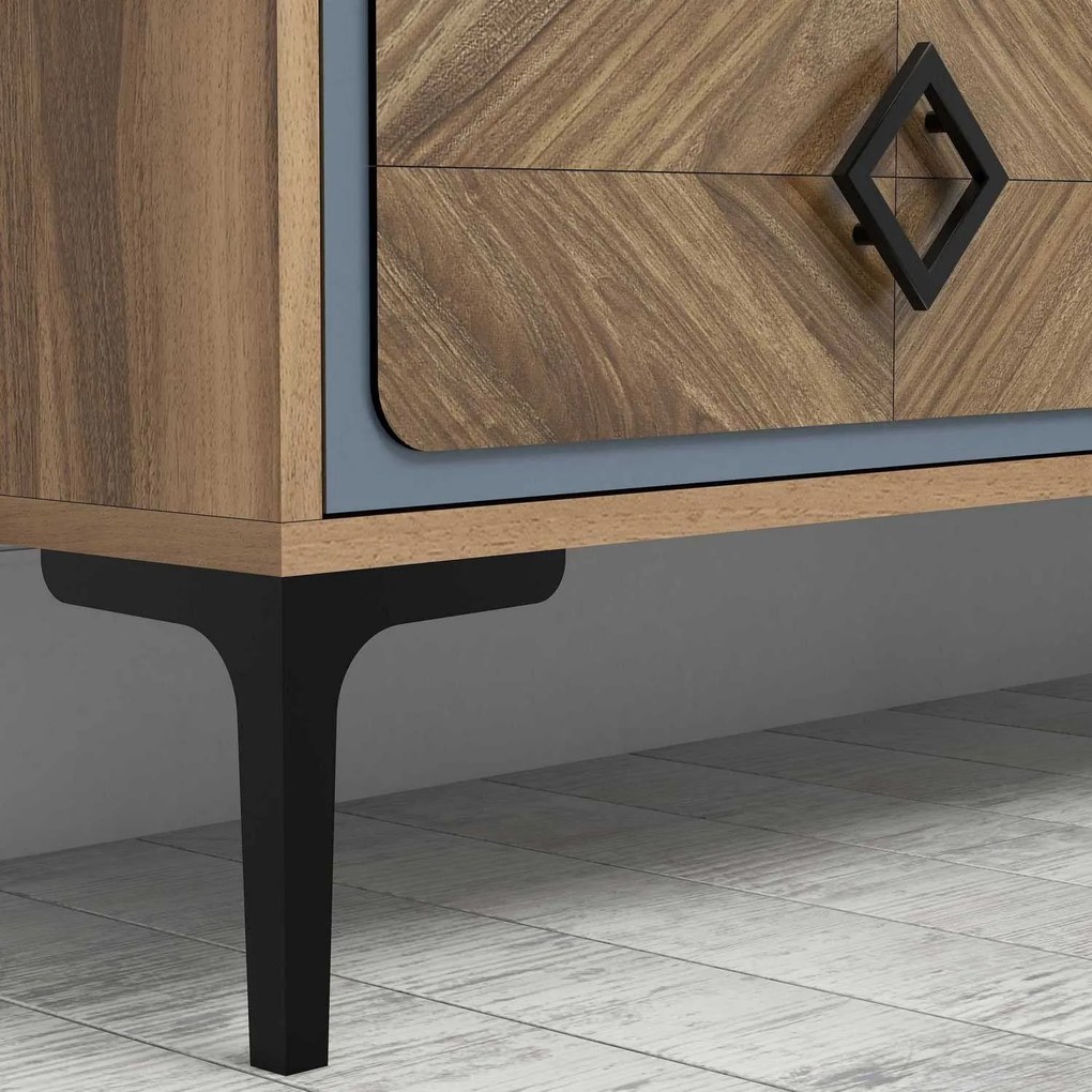 Unidade de TV Samba – Nogueira Azul – 180 cm x 52 cm x 35 cm