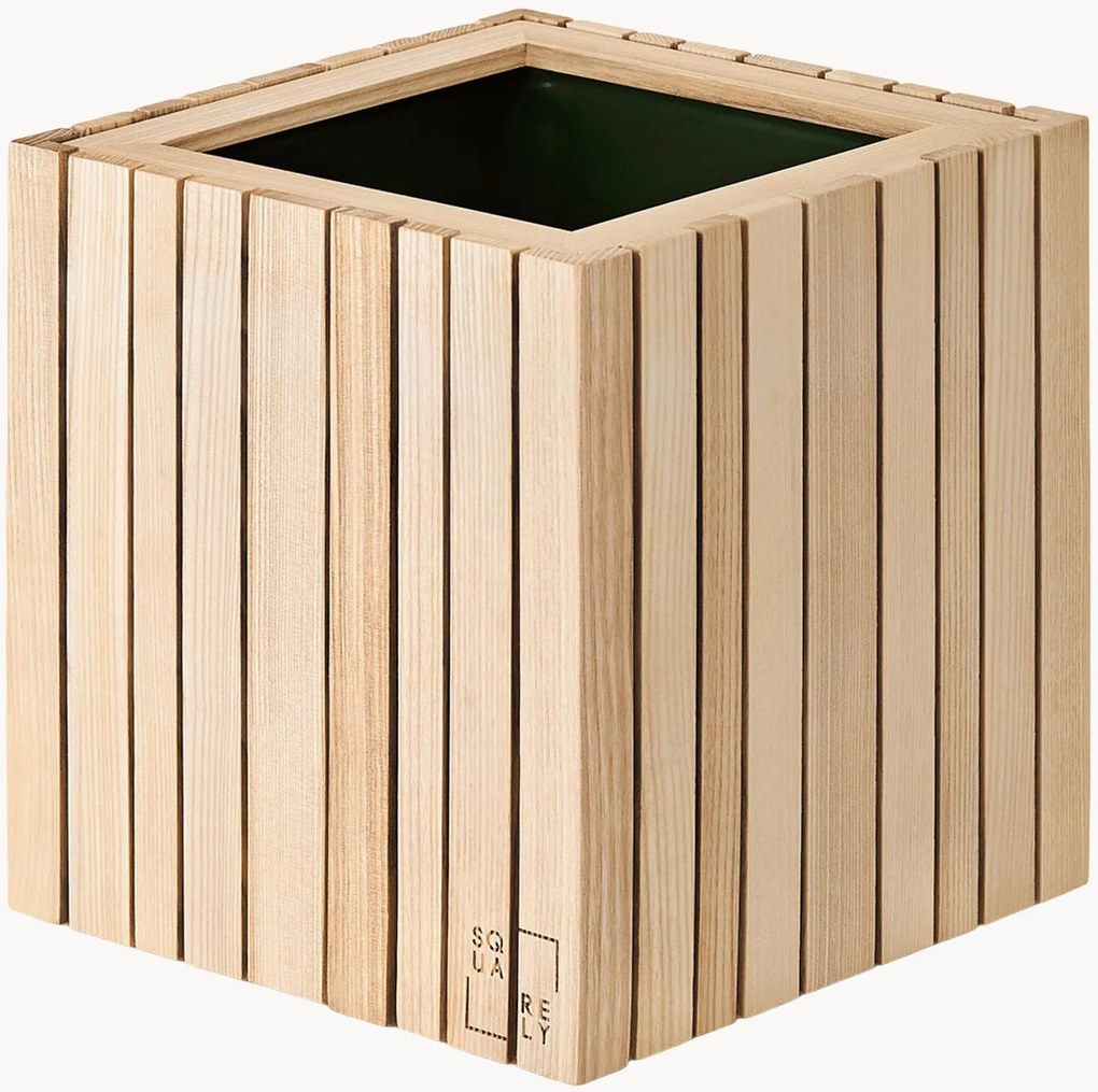Vaso em madeira de freixo com autoirrigação GrowON