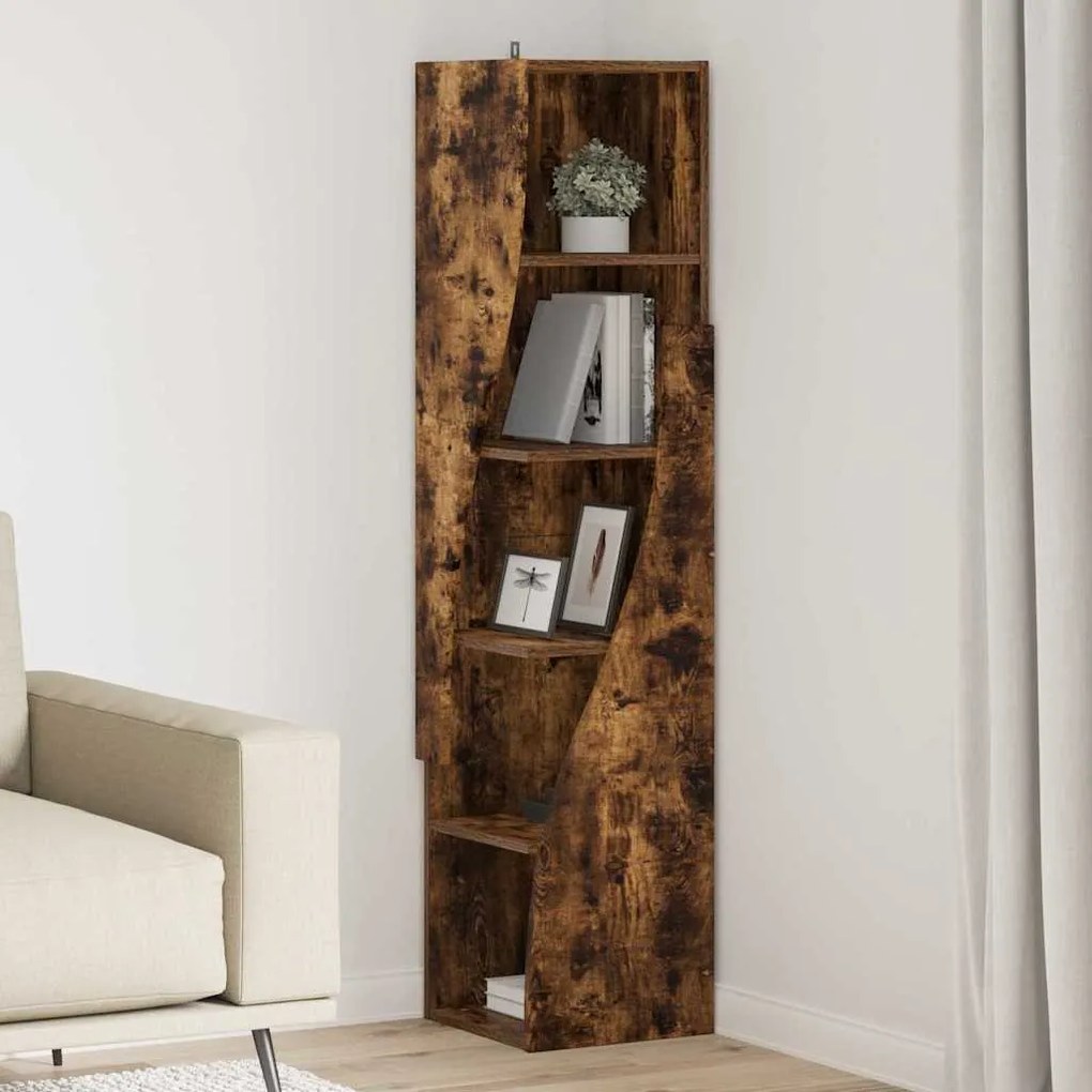 vidaXL Armário de canto Branco 32x32x140cm Madeira processada