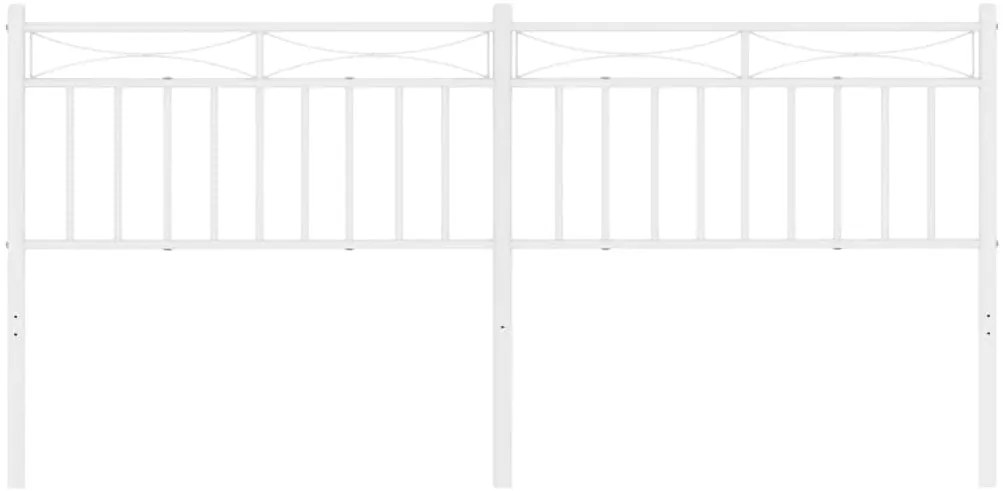 Cabeceira de cama 193 cm metal branco
