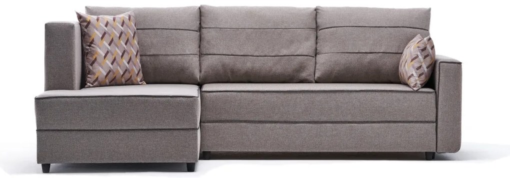 Sofá-Cama de Canto Ece – Creme – 242 x 88 x 90 cm