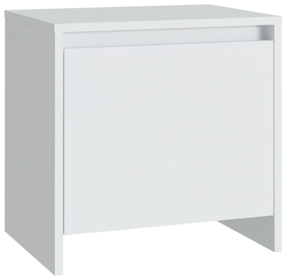 Mesa de cabeceira 2 pcs derivados de madeira cinza cimento