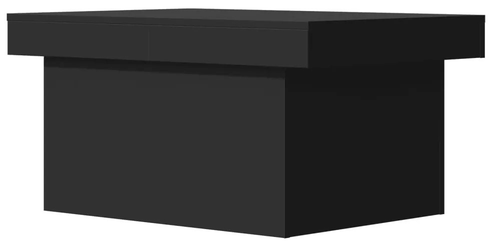 Mesa de centro 80x55x40 cm derivados de madeira preto