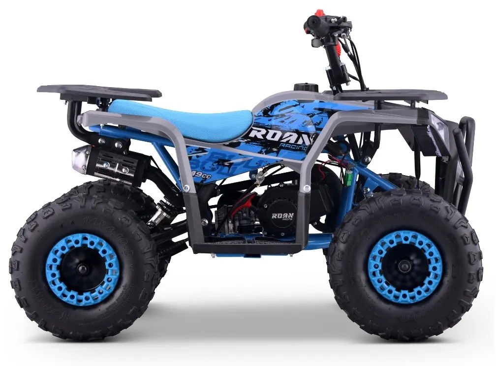 MINI MOTO 4 GASOLINA PARA CRIANÇAS Bull 49cc tipo ATV Azul