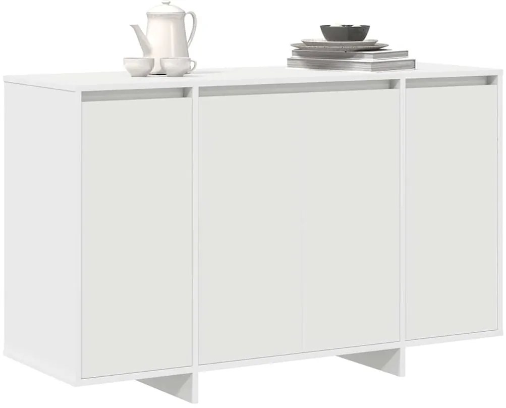 Buffet Branco Branco Madeira Engenheirada 120 x 41 x 75 cm