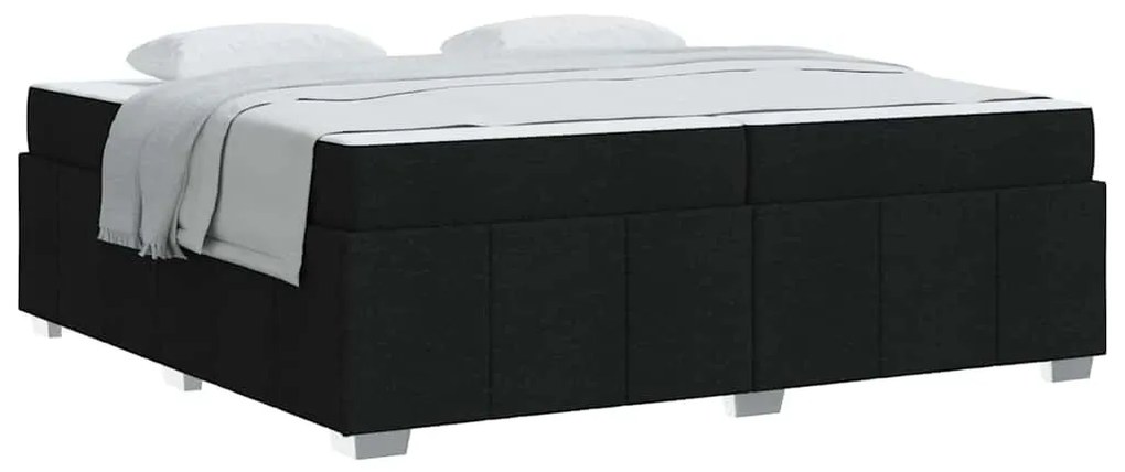 Estrutura da Cama Preto 200 x 200 cm tecido