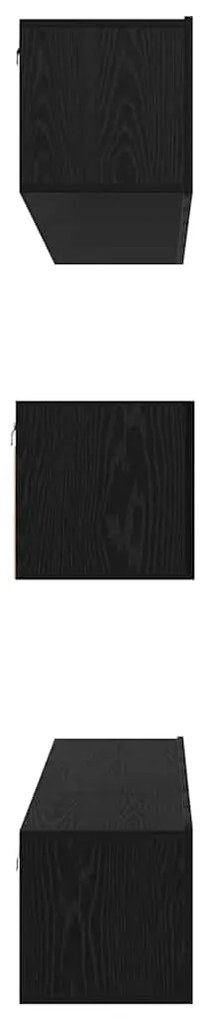 Conjunto de móvel de TV 8 pcs Carvalho preto 60 x 30 x 30 cm