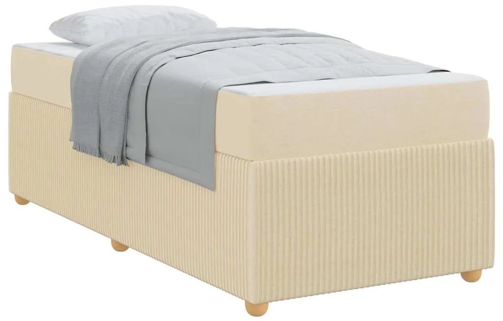 Estrutura da Cama Outros Creme 90 x 200 cm tecido