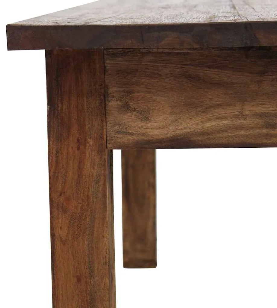 Mesa de centro madeira de mogno maciça 96x73x45 cm