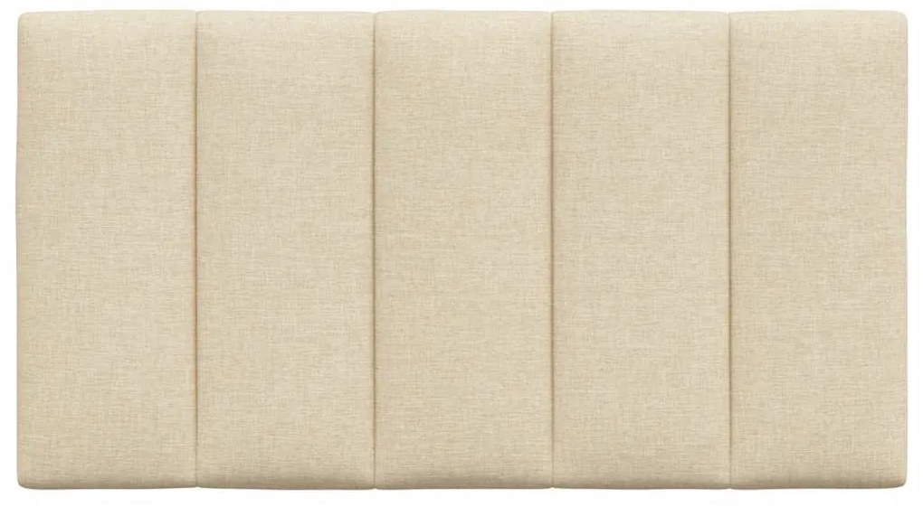 Almofadão de cabeceira 90 cm tecido creme