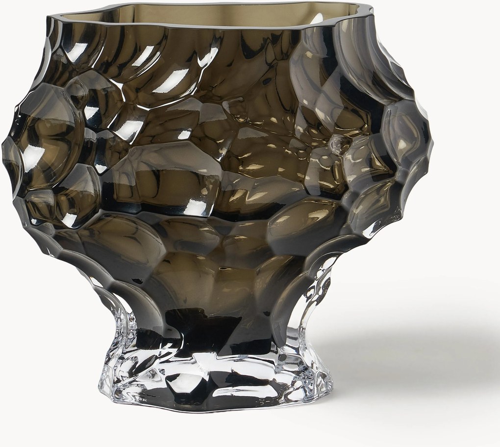 Jarra de vidro artesanal Canyon, Alt 18 cm