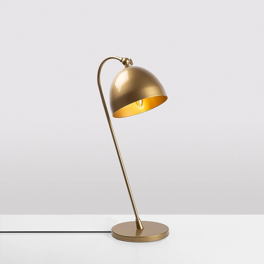 Candeeiro de Mesa Acuka – Dourado – 18 x 26 x 54 cm