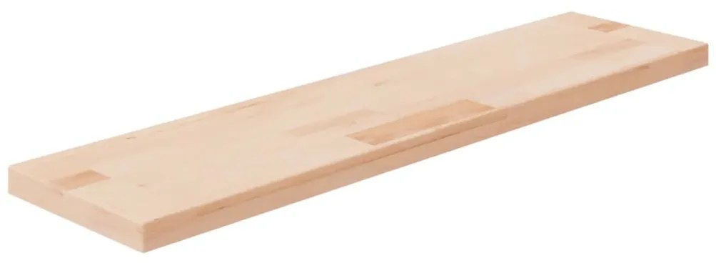 vidaXL Prateleira 80x20x2,5 cm carvalho maciço não tratado