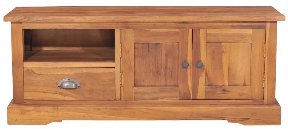 Móvel de TV 100x30x40 cm madeira de teca maciça