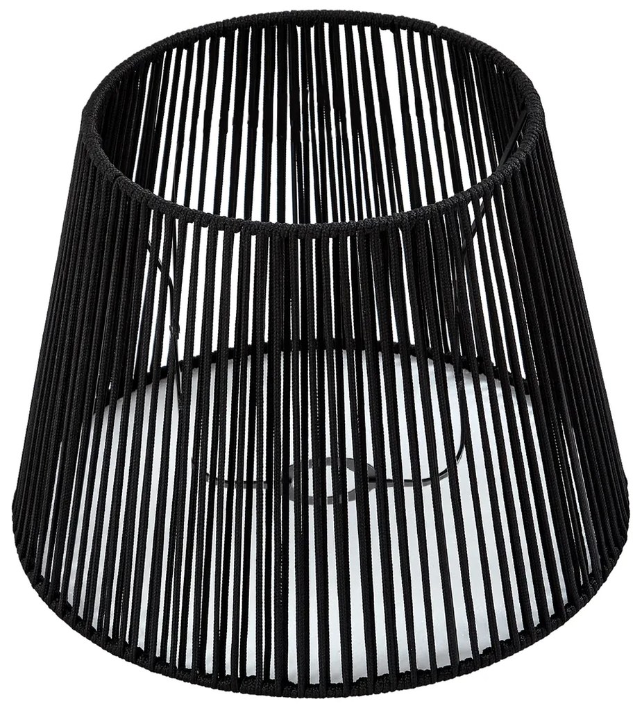 Abajur exterior com corda preta IP54 40/28/30 - Jayla