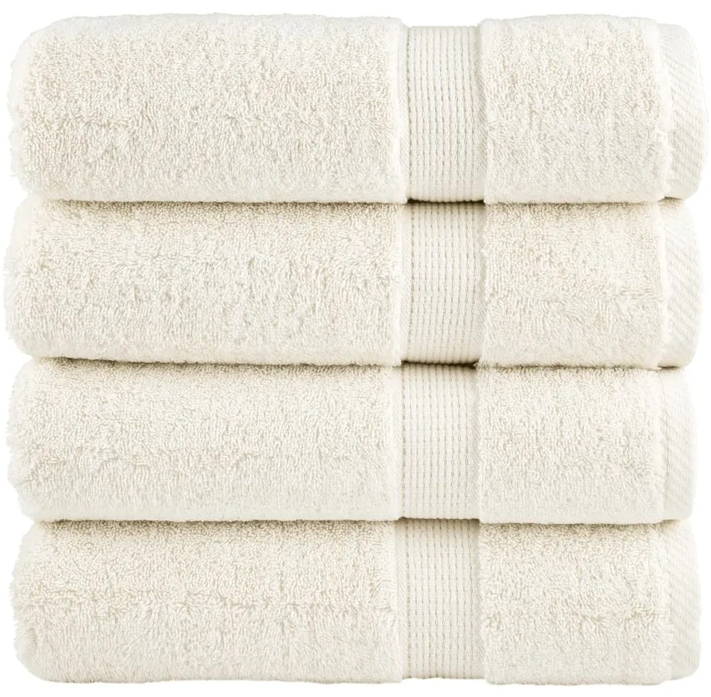 Toalhas de banho premium SOLUND 4 pcs 100x150 cm 600 gsm verde
