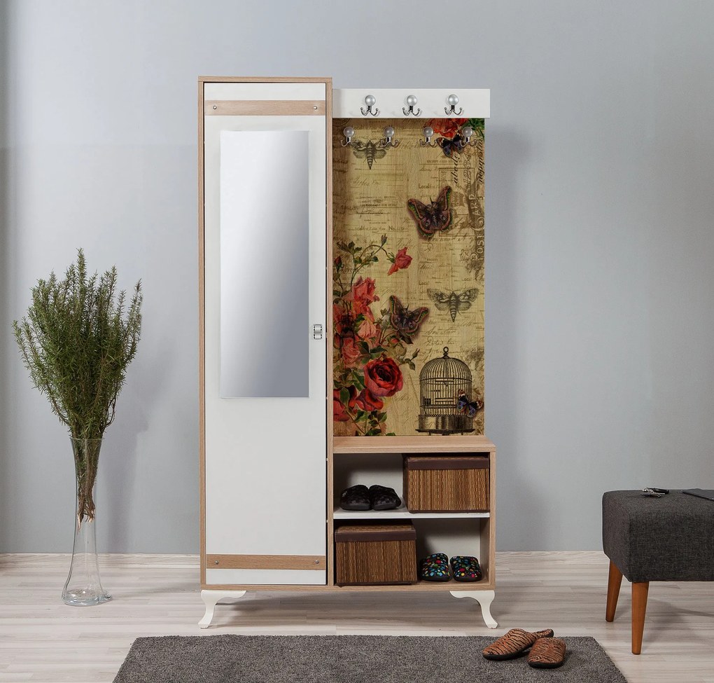 Hall Stand Inci – Carvalho Sonoma – 100x190x36 cm