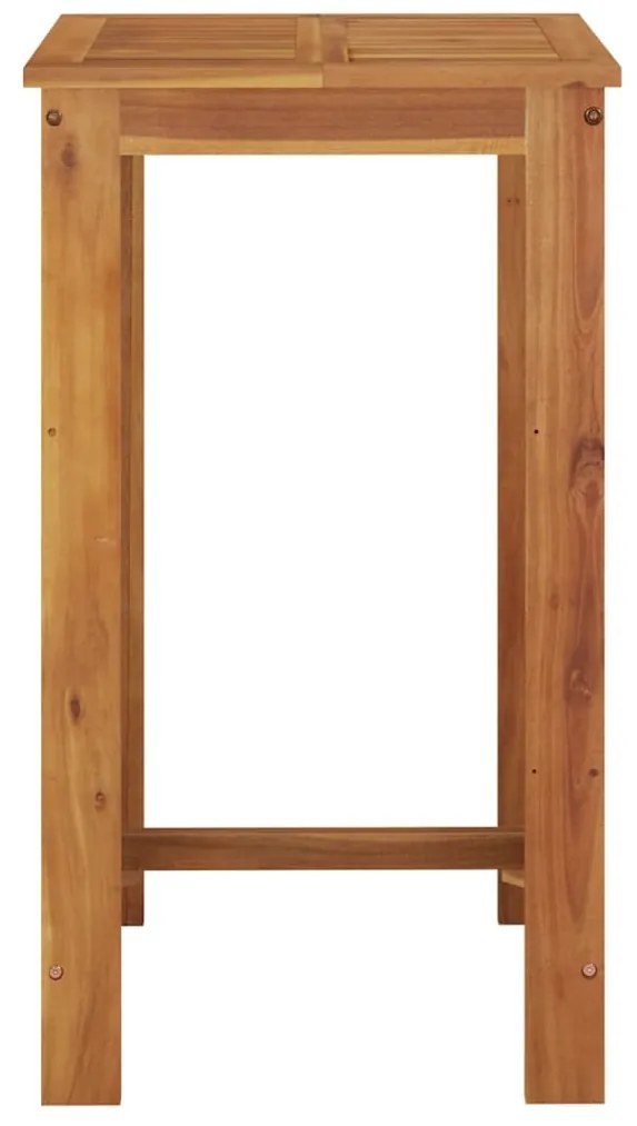 Mesa de bar de jardim 60x60x105 cm madeira de acácia maciça