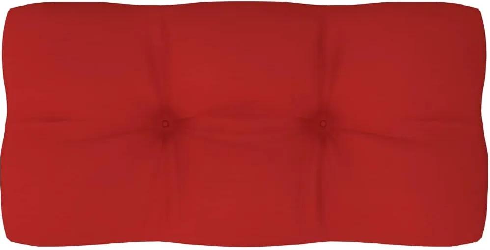 Almofadão para sofá de paletes 80x40x12 cm vermelho