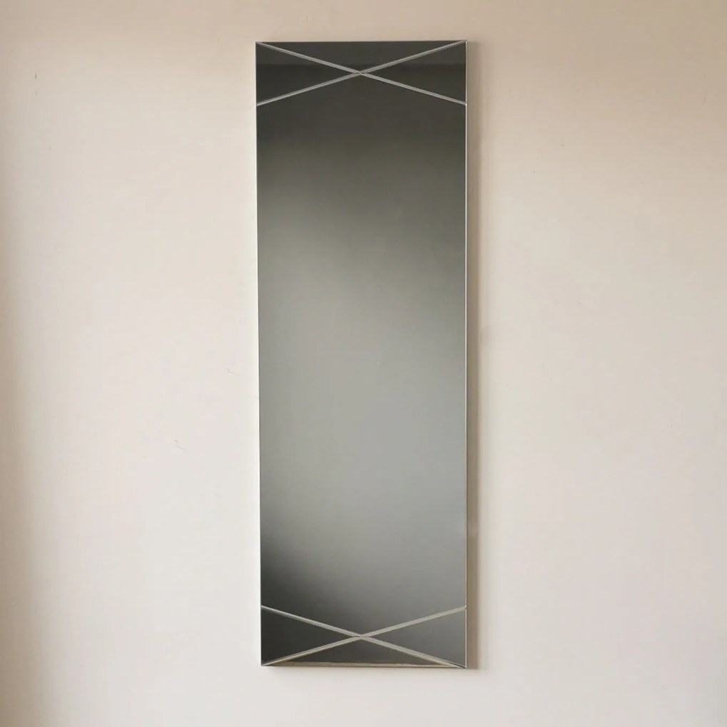 Espelho A321D – Prateado – 35x105 cm