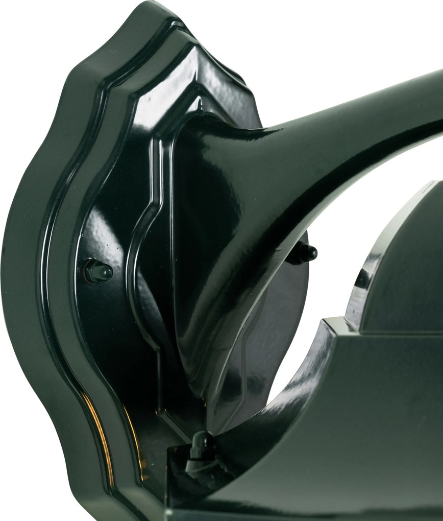 Lanterna de parede externa clássica verde escuro IP44 - New Orleans down