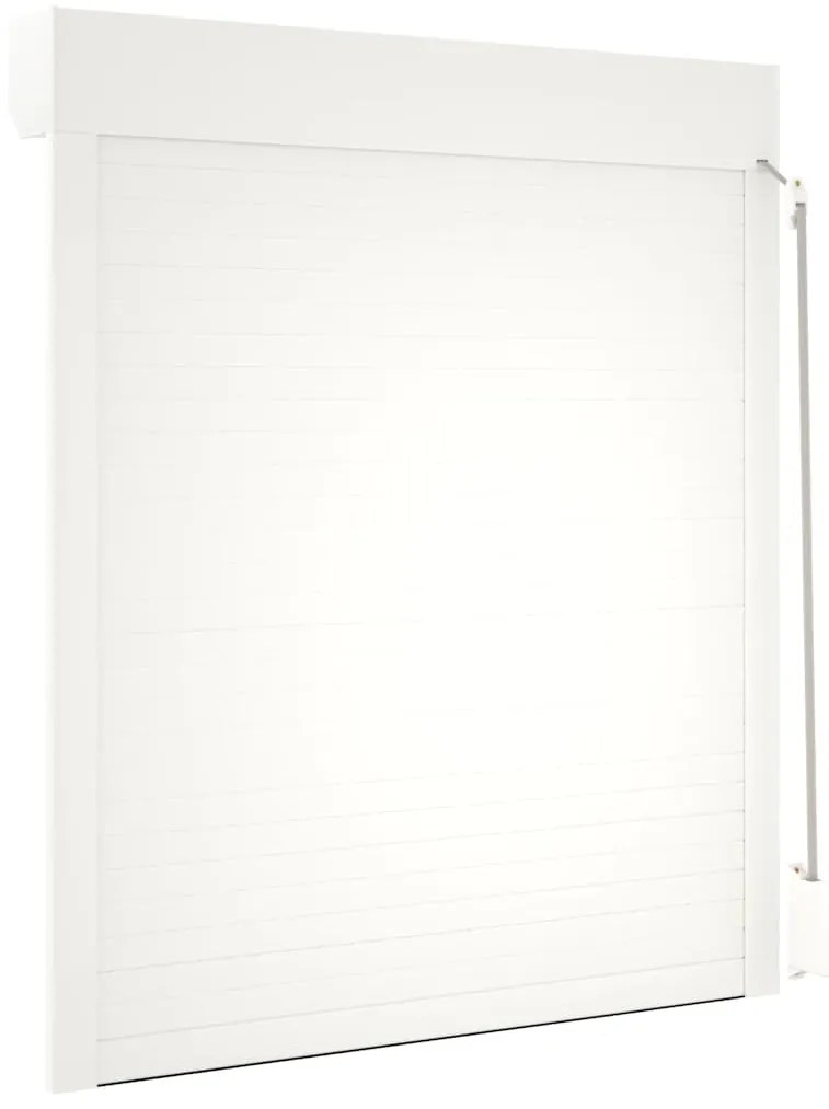 Persiana de enrolar em alumínio 100x130 cm branco