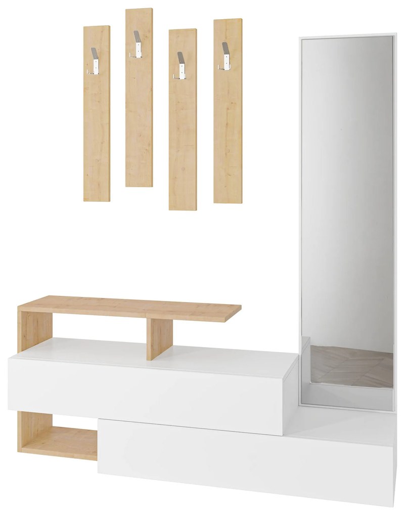 Secretária Lima – Branco – 120x75,4x60 cm