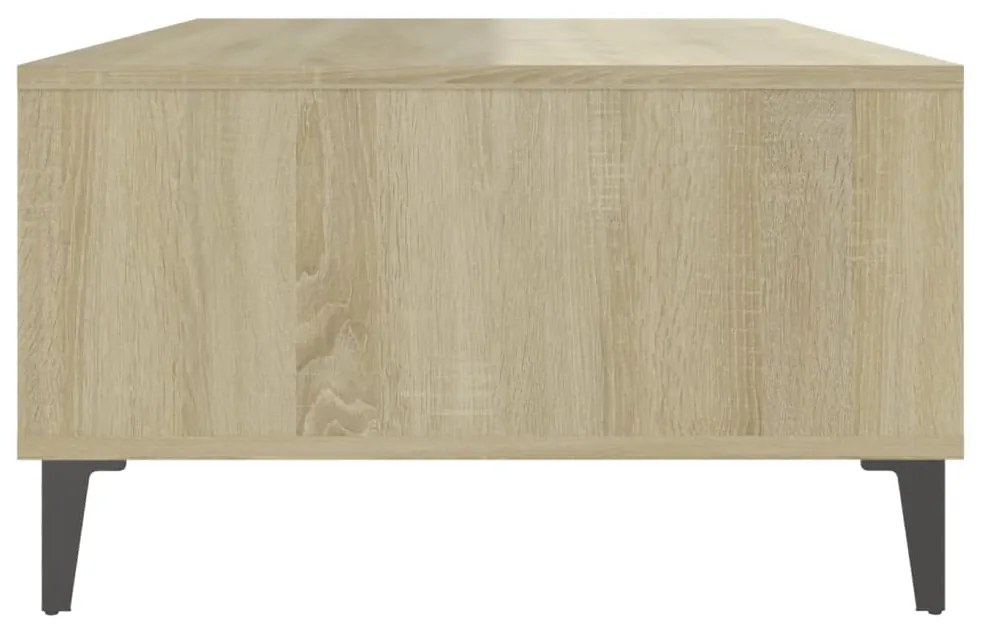 Mesa de centro derivados de madeira carvalho sonoma