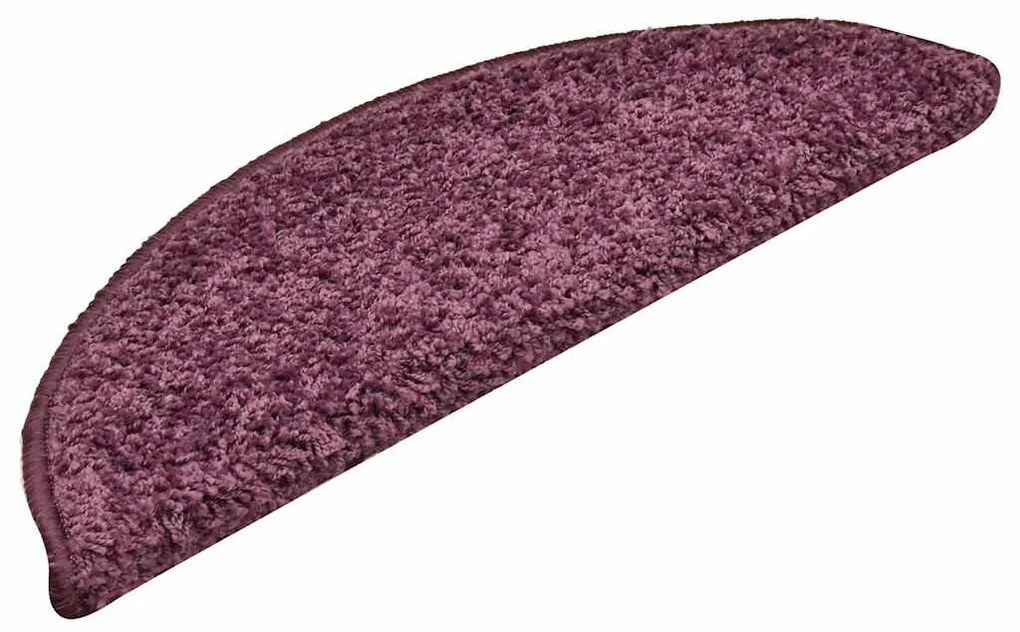 Tapetes de escada 30 pcs 56x17x3 cm roxo-escuro