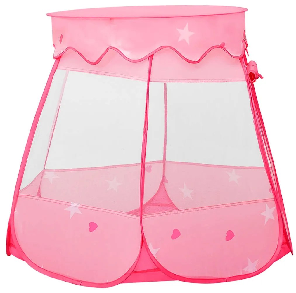 Tenda de brincar infantil 102x102x82 cm rosa