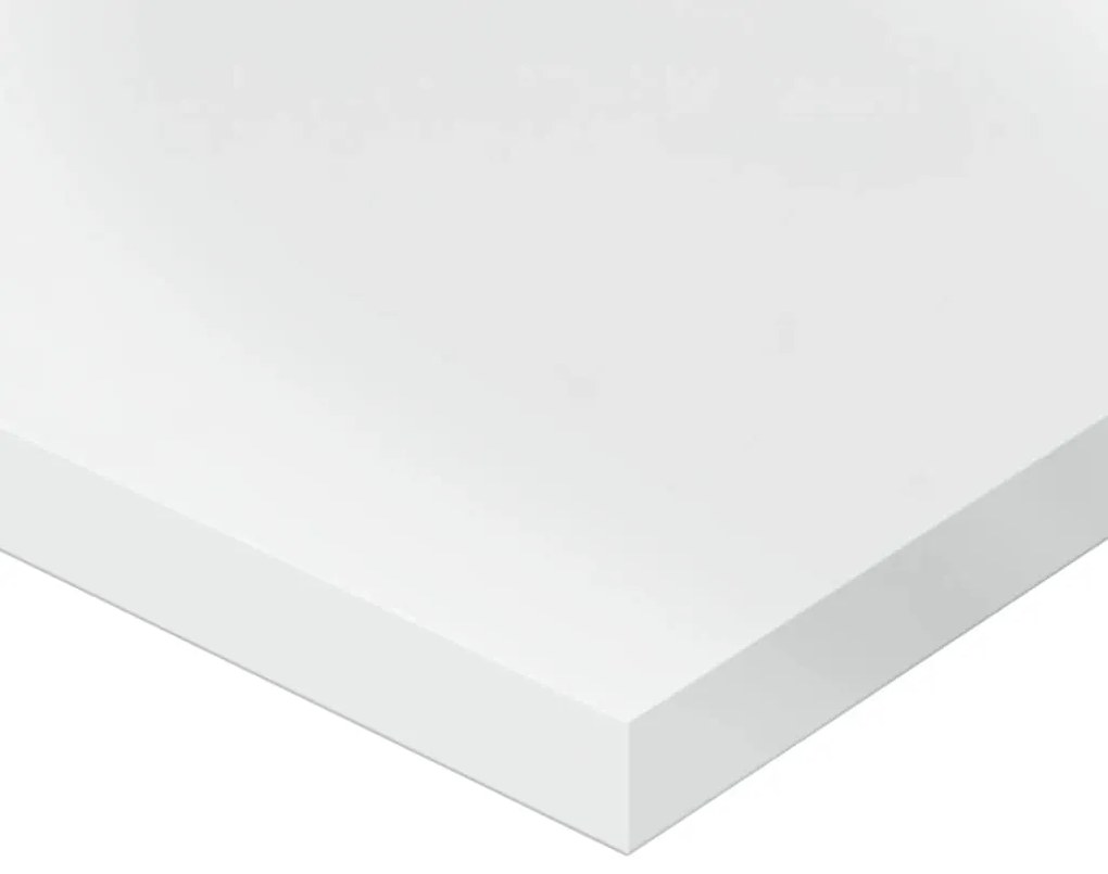 Prateleiras para estante 4 pcs 40x20x1,5cm contraplacado branco