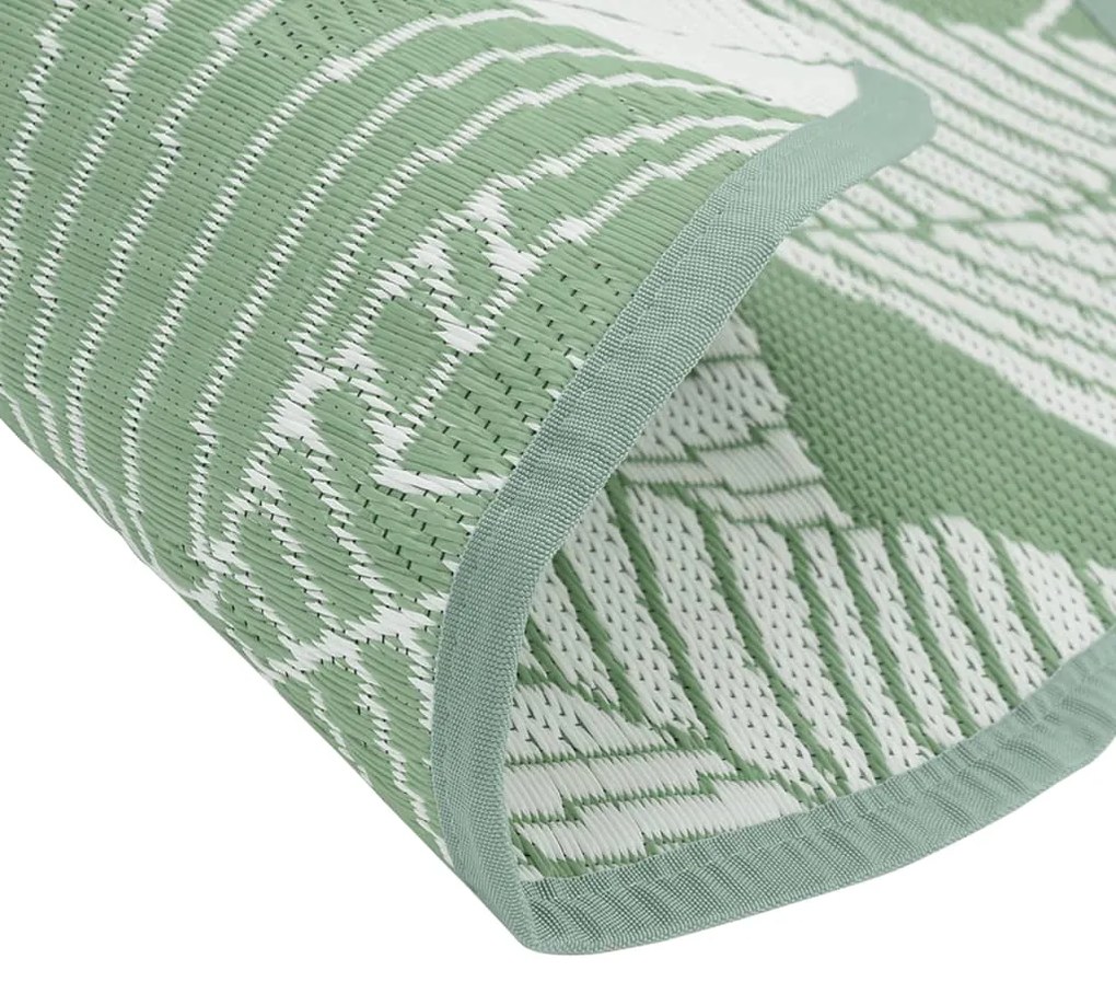 Tapete de exterior Ø200 cm ARAKIL PP Verde