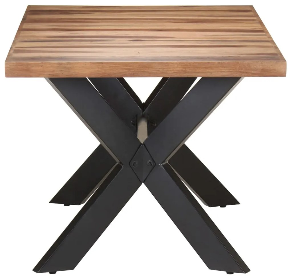 Mesa de jantar 180x90x75 cm madeira maciça c/ acabamento a mel