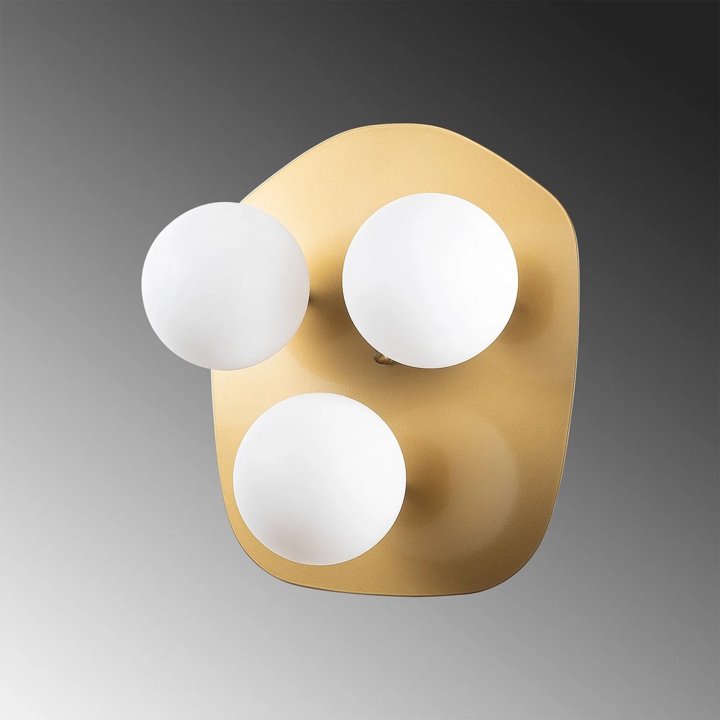 Aplique de Parede Well – Dourado – 37 x 44 x 45 cm